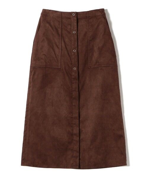 SHIPS / シップス ロング・マキシ丈スカート | SHIPS Colors:フェイクスエード（ポリエステル）スカート◇ | 詳細16