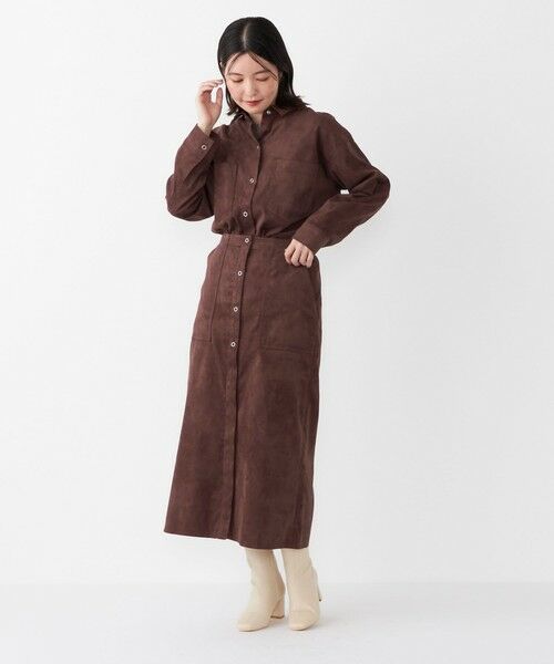 SHIPS / シップス ロング・マキシ丈スカート | SHIPS Colors:フェイクスエード（ポリエステル）スカート◇ | 詳細21