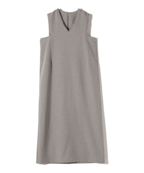 SHIPS / シップス ロング・マキシ丈ワンピース | SHIPS Colors:〈手洗い可能〉シャーク フリンジ ジャンパー ワンピース◇ | 詳細1