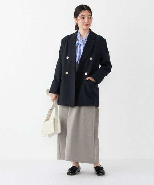 SHIPS / シップス ロング・マキシ丈ワンピース | SHIPS Colors:〈手洗い可能〉シャーク フリンジ ジャンパー ワンピース◇ | 詳細16