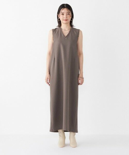 SHIPS / シップス ロング・マキシ丈ワンピース | SHIPS Colors:〈手洗い可能〉シャーク フリンジ ジャンパー ワンピース◇ | 詳細27