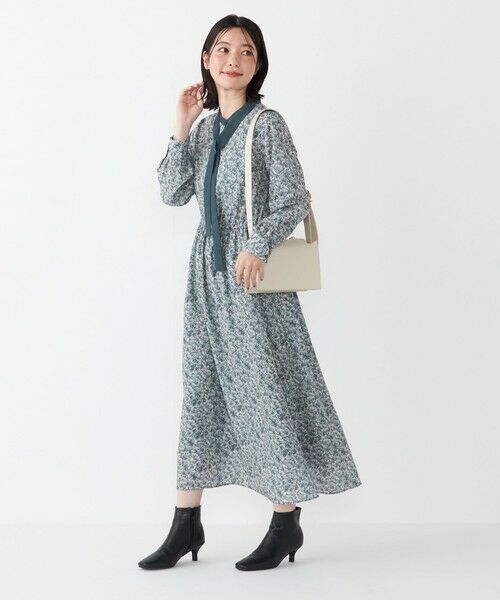 SHIPS / シップス ロング・マキシ丈ワンピース | SHIPS Colors:〈手洗い可能〉MULHOUSE ボウタイ ワンピース◇ | 詳細16