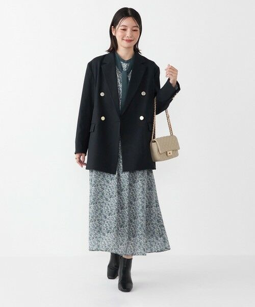 SHIPS / シップス ロング・マキシ丈ワンピース | SHIPS Colors:〈手洗い可能〉MULHOUSE ボウタイ ワンピース◇ | 詳細17