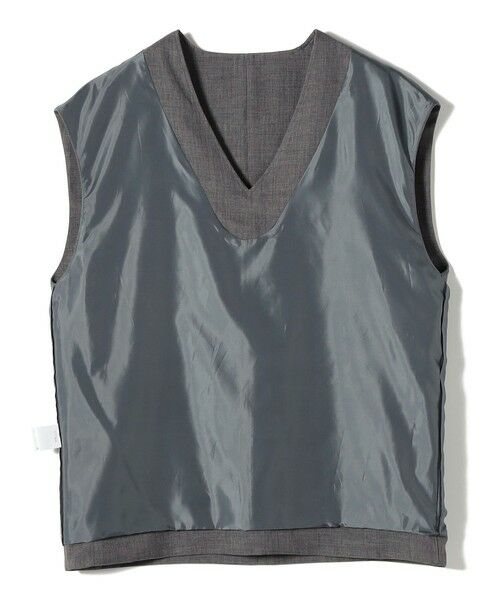 SHIPS / シップス ベスト | SHIPS Colors:〈手洗い可能〉ウーステッドライク Vネック ベスト(セットアップ対応可能) | 詳細3