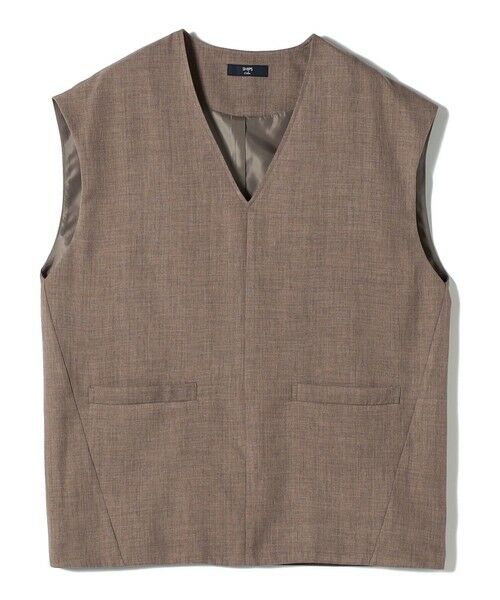 SHIPS / シップス ベスト | SHIPS Colors:〈手洗い可能〉ウーステッドライク Vネック ベスト(セットアップ対応可能) | 詳細25