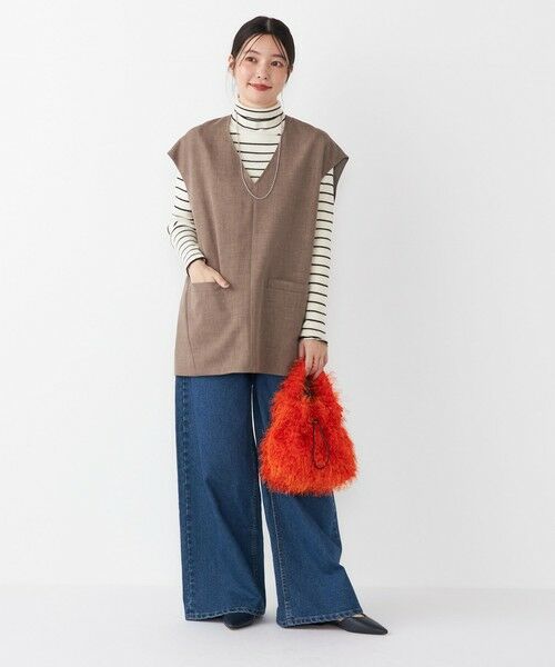 SHIPS / シップス ベスト | SHIPS Colors:〈手洗い可能〉ウーステッドライク Vネック ベスト(セットアップ対応可能) | 詳細30