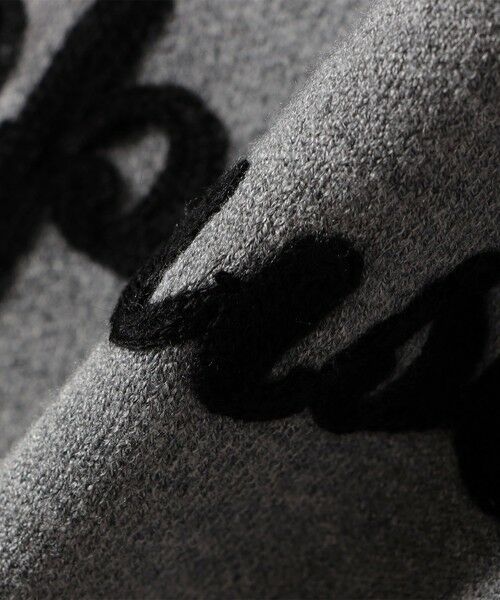 SHIPS / シップス ニット・セーター | SHIPS Colors:〈手洗い可能〉スウェット ライク サガラ ロゴ ニット◇ | 詳細6