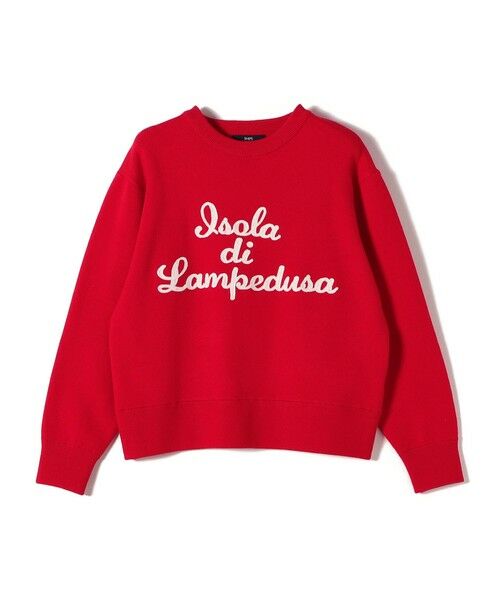 SHIPS / シップス ニット・セーター | SHIPS Colors:〈手洗い可能〉スウェット ライク サガラ ロゴ ニット◇ | 詳細17