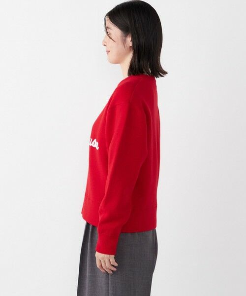 SHIPS / シップス ニット・セーター | SHIPS Colors:〈手洗い可能〉スウェット ライク サガラ ロゴ ニット◇ | 詳細20
