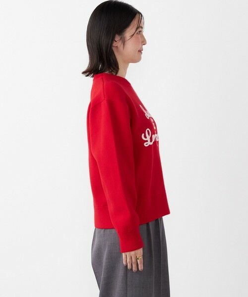 SHIPS / シップス ニット・セーター | SHIPS Colors:〈手洗い可能〉スウェット ライク サガラ ロゴ ニット◇ | 詳細22