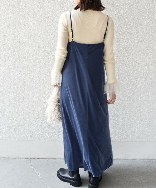 SHIPS / シップス ニット・セーター | SHIPS Colors:〈手洗い可能〉チュール スリーブ リブ ニット◇ | 詳細17