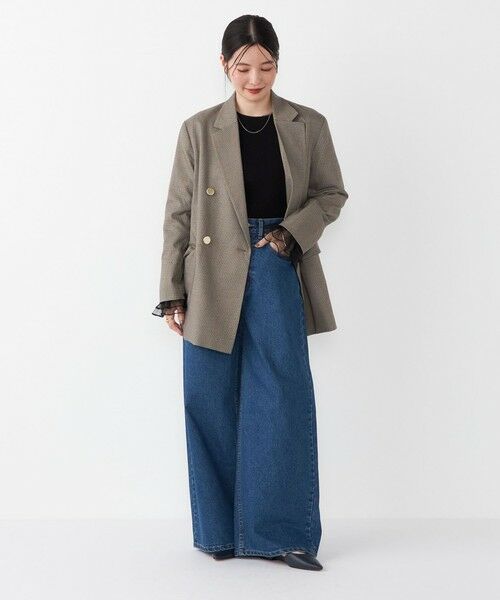 SHIPS / シップス ニット・セーター | SHIPS Colors:〈手洗い可能〉チュール スリーブ リブ ニット◇ | 詳細25