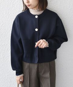 SHIPS / シップス カーディガン・ボレロ | 《一部追加予約》SHIPS Colors:〈手洗い可能〉メタルボタン クルーネック カーディガン◆