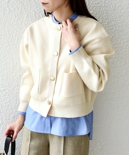 SHIPS / シップス カーディガン・ボレロ | 《新色・追加予約》SHIPS Colors:〈手洗い可能〉メタルボタン クルーネック カーディガン◆ | 詳細6