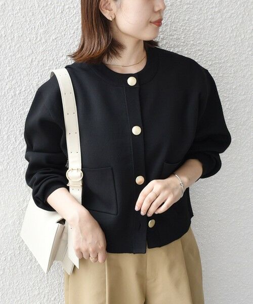 SHIPS / シップス カーディガン・ボレロ | 《一部追加予約》SHIPS Colors:〈手洗い可能〉メタルボタン クルーネック カーディガン◆ | 詳細9