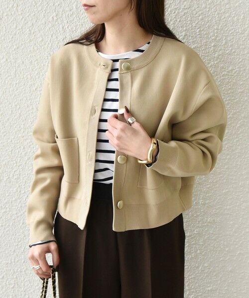 SHIPS / シップス カーディガン・ボレロ | 《一部追加予約》SHIPS Colors:〈手洗い可能〉メタルボタン クルーネック カーディガン◆ | 詳細15
