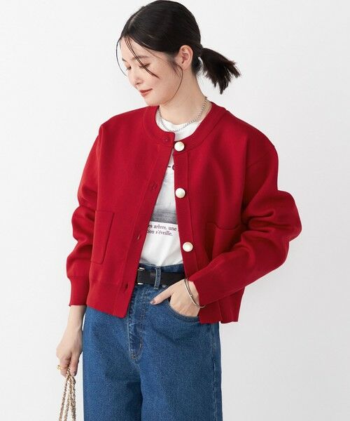 SHIPS / シップス カーディガン・ボレロ | 《一部追加予約》SHIPS Colors:〈手洗い可能〉メタルボタン クルーネック カーディガン◆ | 詳細29