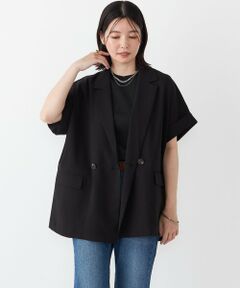 SHIPS / シップス テーラードジャケット | SHIPS Colors:〈手洗い可能〉クリスピー ショートスリーブ ジャケット