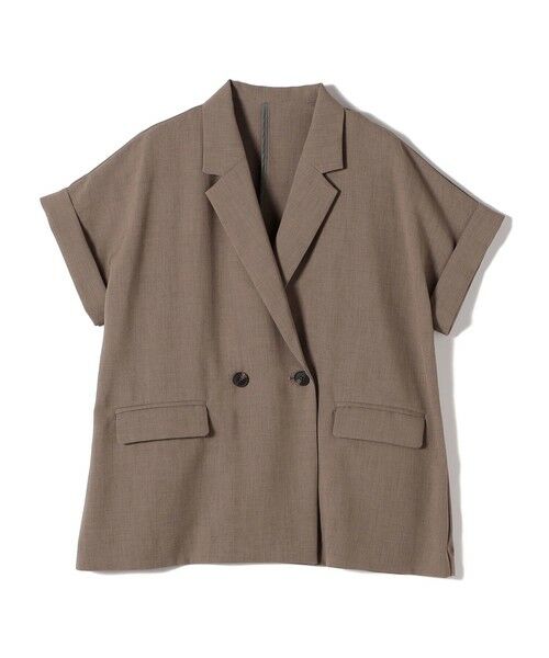 SHIPS / シップス テーラードジャケット | SHIPS Colors:〈手洗い可能〉クリスピー ショートスリーブ ジャケット | 詳細9