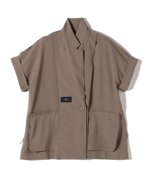 SHIPS / シップス テーラードジャケット | SHIPS Colors:〈手洗い可能〉クリスピー ショートスリーブ ジャケット | 詳細11