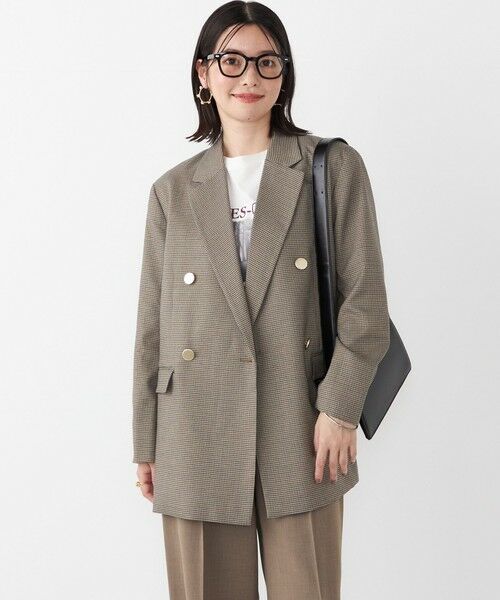 SHIPS / シップス テーラードジャケット | SHIPS Colors:〈手洗い可能〉無地 / チェック ダブル ボタン ブレザー◇ | 詳細10