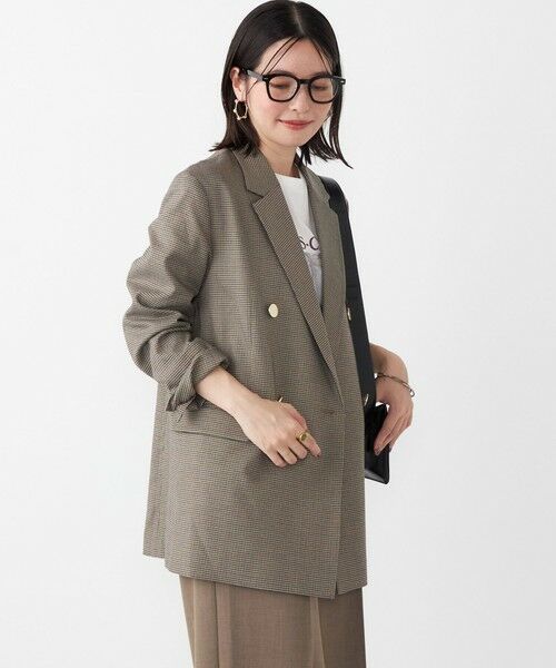 SHIPS / シップス テーラードジャケット | SHIPS Colors:〈手洗い可能〉無地 / チェック ダブル ボタン ブレザー◇ | 詳細13