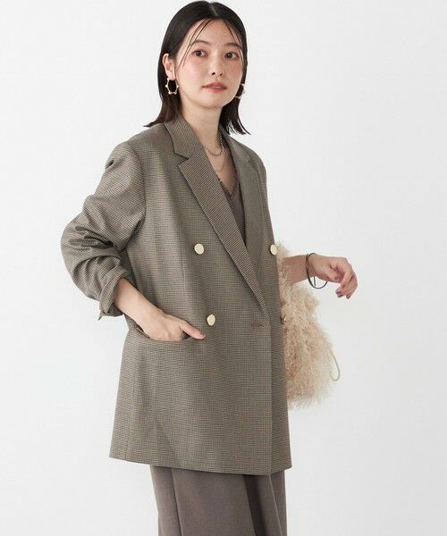 SHIPS / シップス テーラードジャケット | SHIPS Colors:〈手洗い可能〉無地 / チェック ダブル ボタン ブレザー◇ | 詳細16