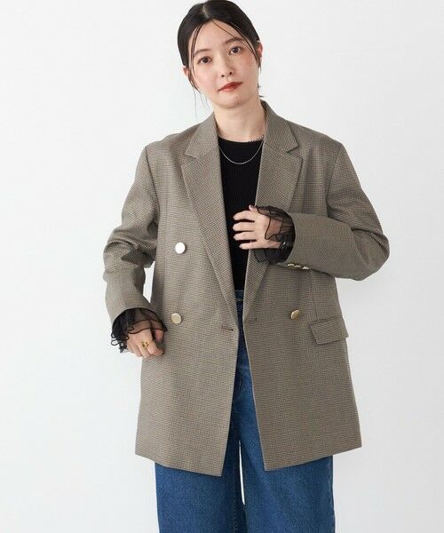 SHIPS / シップス テーラードジャケット | SHIPS Colors:〈手洗い可能〉無地 / チェック ダブル ボタン ブレザー◇ | 詳細22
