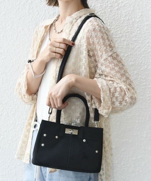 SHIPS / シップス ハンドバッグ | 【WEB限定】2WAY ひねり 金具 ポケット バッグ | 詳細4