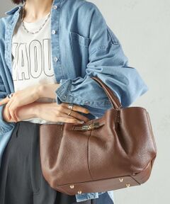 SHIPS / シップス トートバッグ | BEAURE: ヒネリ 金具付き バッグ