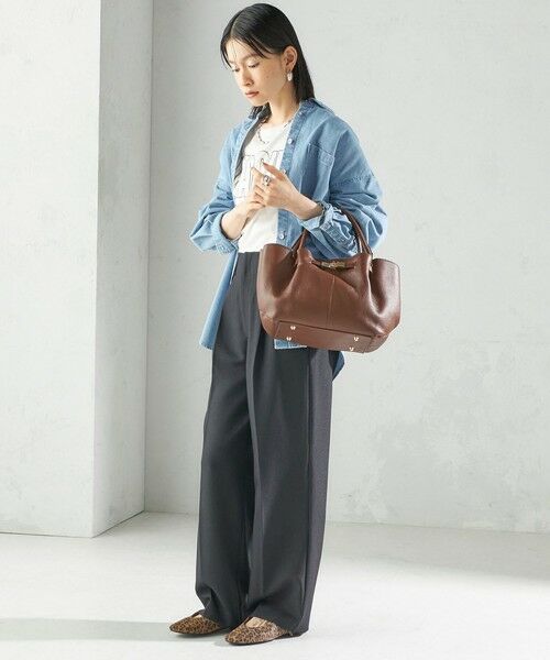 SHIPS / シップス トートバッグ | BEAURE: ヒネリ 金具付き バッグ | 詳細12