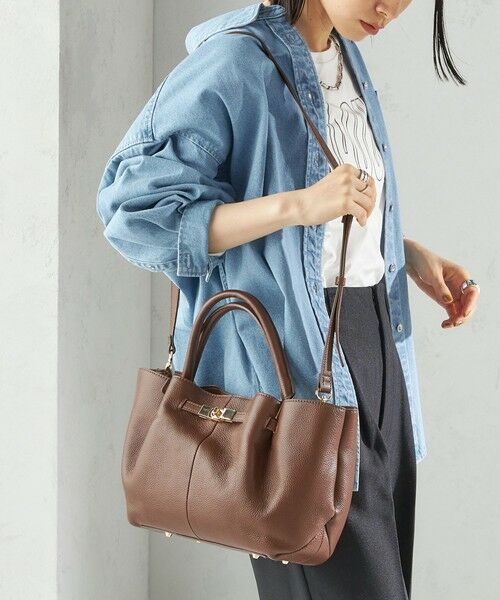 SHIPS / シップス トートバッグ | BEAURE: ヒネリ 金具付き バッグ | 詳細13
