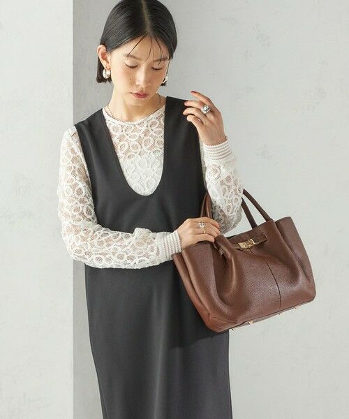 SHIPS / シップス トートバッグ | BEAURE: ヒネリ 金具付き バッグ | 詳細17