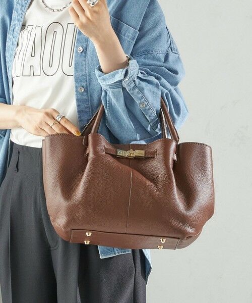SHIPS / シップス トートバッグ | BEAURE: ヒネリ 金具付き バッグ | 詳細9