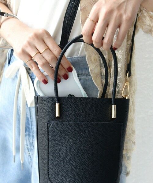 SHIPS / シップス ショルダーバッグ | 【WEB限定】ショルダー 付 バケツ型 トート バッグ | 詳細4