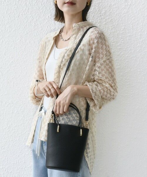 SHIPS / シップス ショルダーバッグ | 【WEB限定】ショルダー 付 バケツ型 トート バッグ | 詳細6