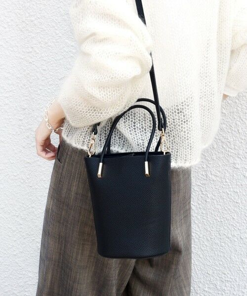 SHIPS / シップス ショルダーバッグ | 【WEB限定】ショルダー 付 バケツ型 トート バッグ | 詳細9