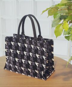 SHIPS / シップス トートバッグ | 【SHIPS別注】BINDU:ハウンドトゥース ジャカード バッグ