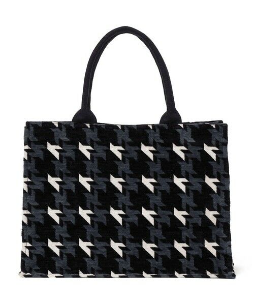 SHIPS / シップス トートバッグ | 【SHIPS別注】BINDU:ハウンドトゥース ジャカード バッグ | 詳細4