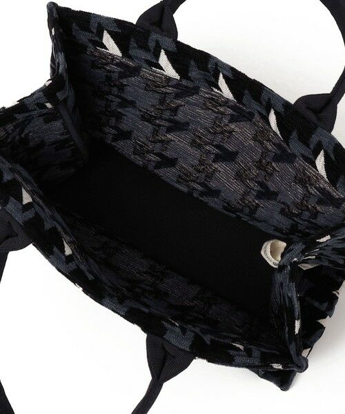 SHIPS / シップス トートバッグ | 【SHIPS別注】BINDU:ハウンドトゥース ジャカード バッグ | 詳細6