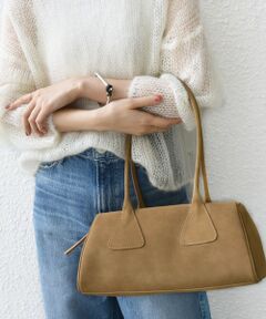 SHIPS / シップス ボストンバッグ | 【WEB限定】ポリエステル スエード 横長 ボストン バッグ