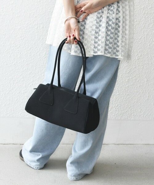 SHIPS / シップス ボストンバッグ | 【WEB限定】ポリエステル スエード 横長 ボストン バッグ | 詳細4