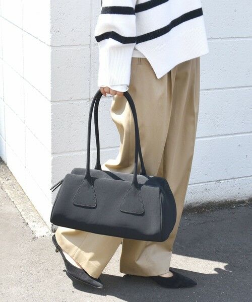 SHIPS / シップス ボストンバッグ | 【WEB限定】ポリエステル スエード 横長 ボストン バッグ | 詳細6