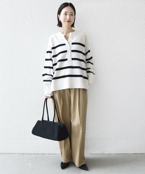 SHIPS / シップス ボストンバッグ | 【WEB限定】ポリエステル スエード 横長 ボストン バッグ | 詳細8