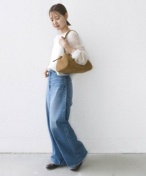 SHIPS / シップス ボストンバッグ | 【WEB限定】ポリエステル スエード 横長 ボストン バッグ | 詳細12