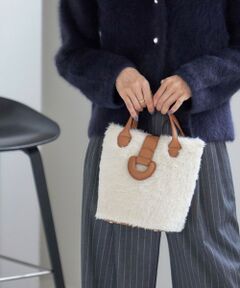 SHIPS / シップス ショルダーバッグ | ボア キューブ トート