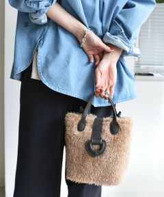 SHIPS / シップス ショルダーバッグ | ボア キューブ トート