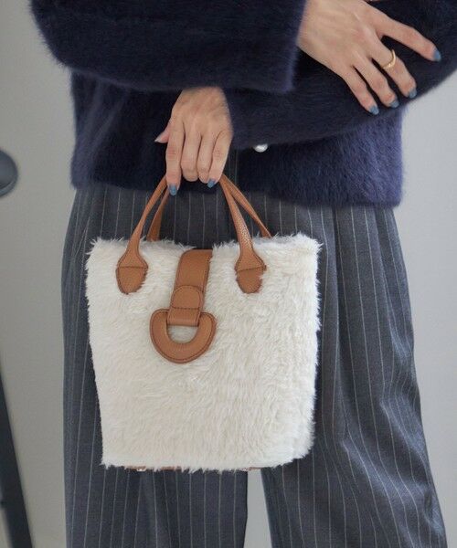 SHIPS / シップス ショルダーバッグ | ボア キューブ トート | 詳細1