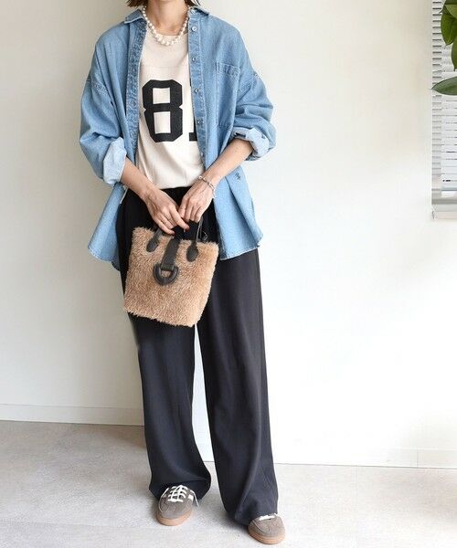 SHIPS / シップス ショルダーバッグ | ボア キューブ トート | 詳細21