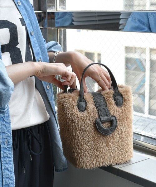 SHIPS / シップス ショルダーバッグ | ボア キューブ トート | 詳細20